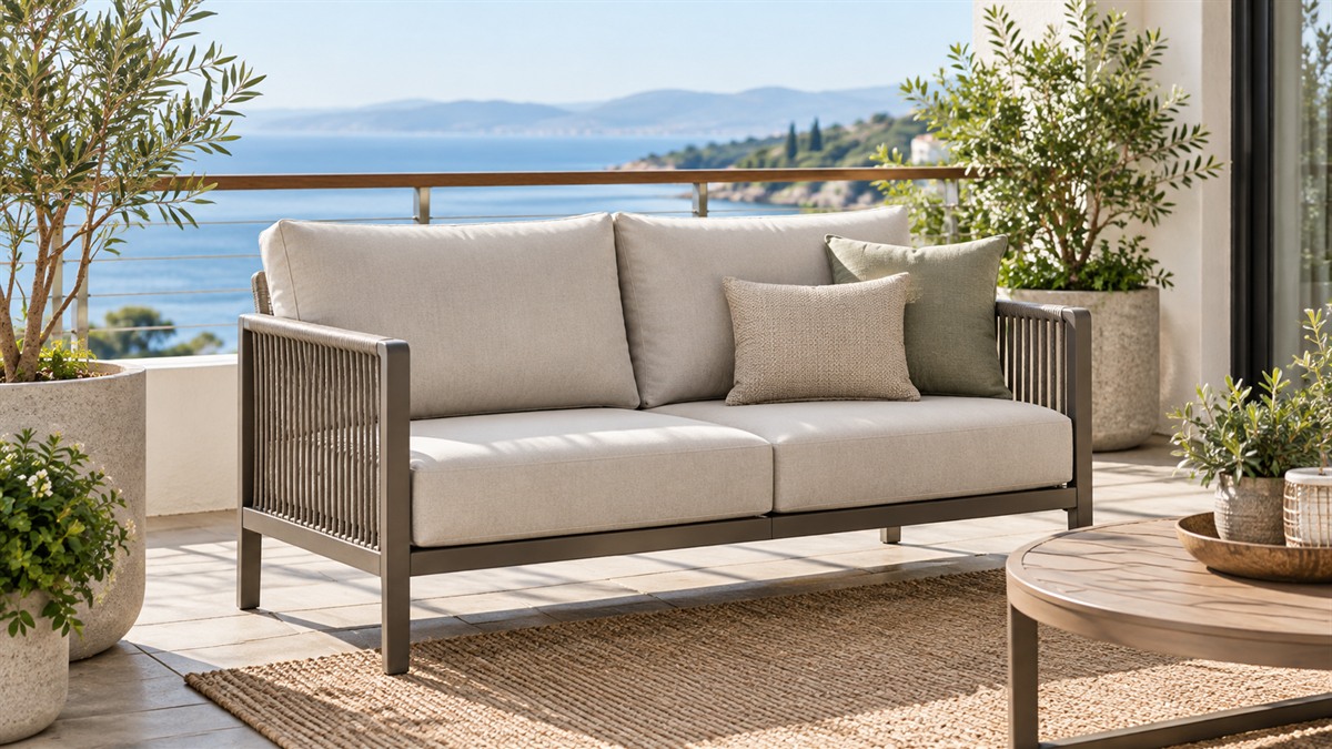 2 seater outdoor sofa