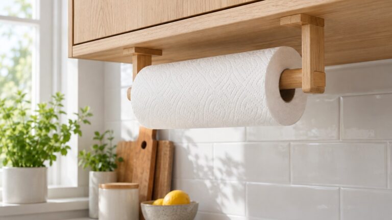 AIDILI Wood Paper Towel Holder