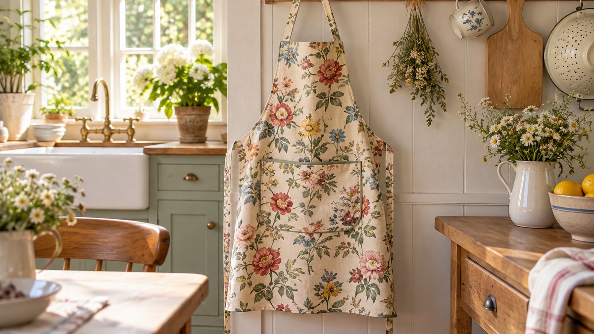Alex Virtue Retro Floral Apron