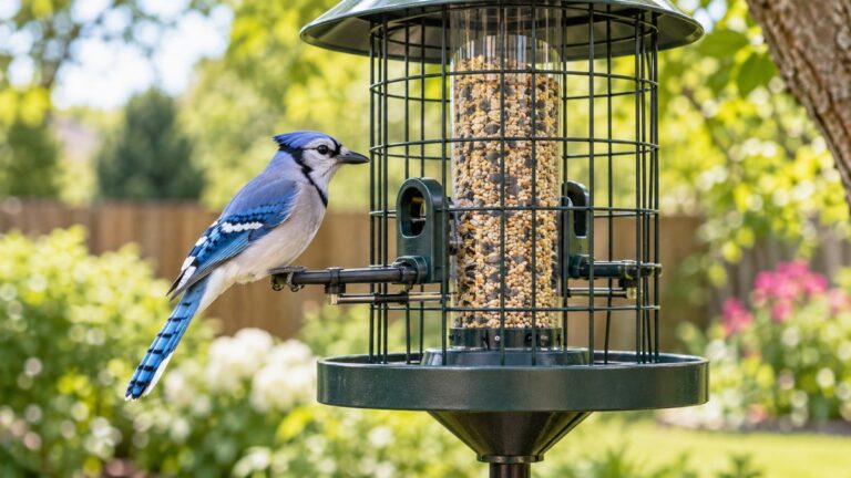 Best blue jay bird feeder squirrel proof