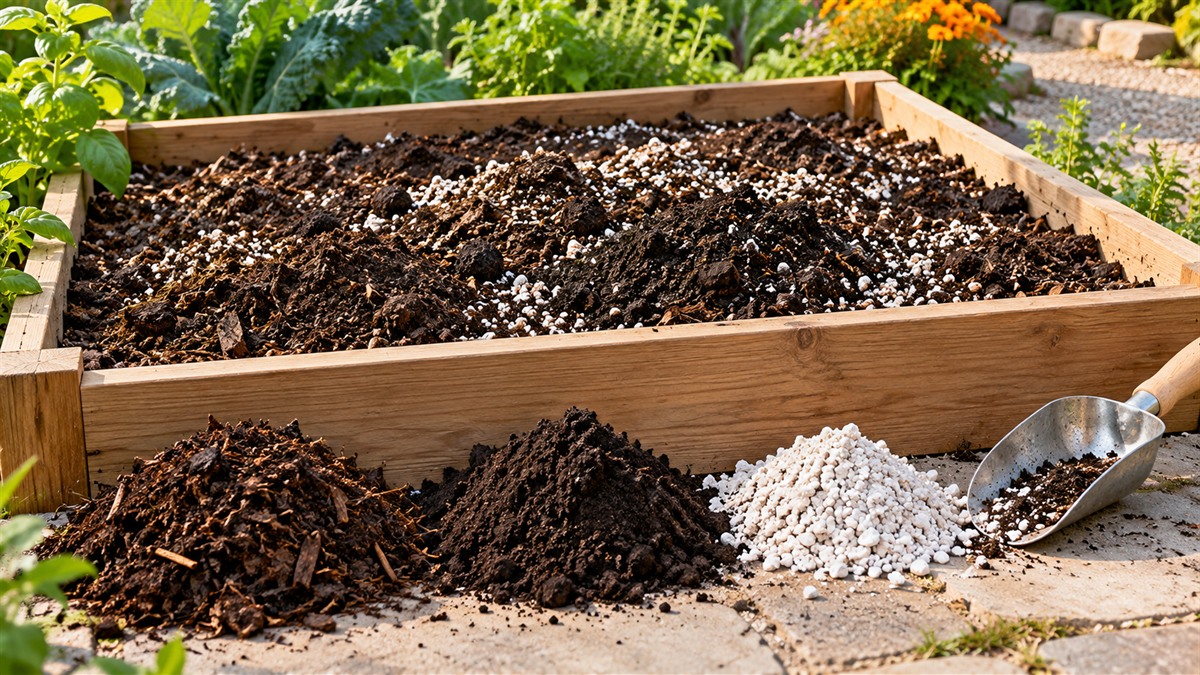 Best diy raised bed soil mix