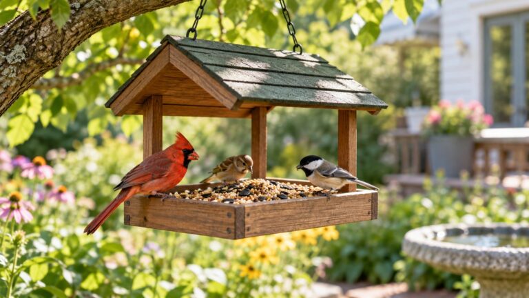 Hanging Platform Bird Feeder with Roof - product comparison guide