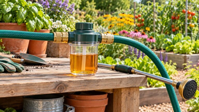 Best in line fertilizer dispenser garden hose