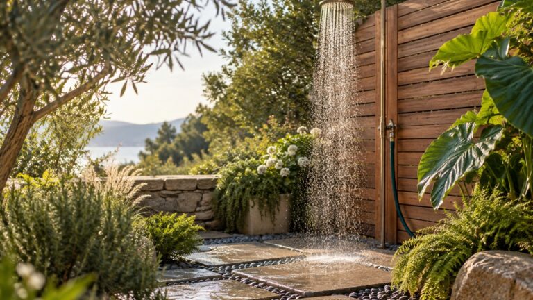 Best outdoor shower with garden hose connection