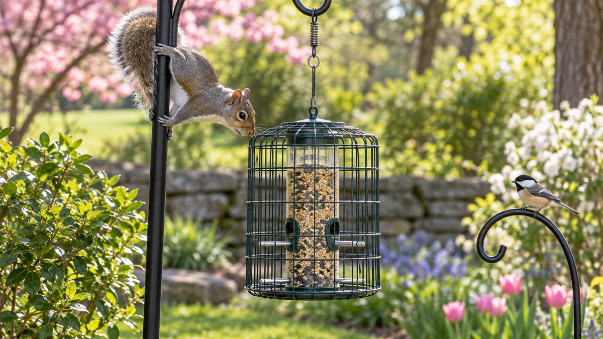 Best spring loaded squirrel proof bird feeder