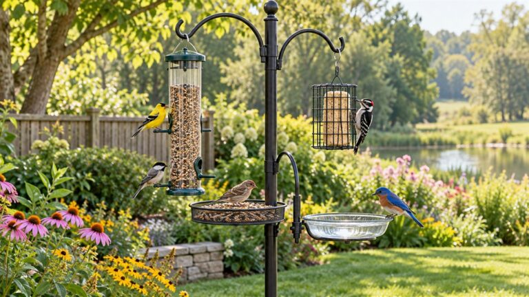 Bird feeder stations