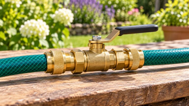 Hose connector with control valve