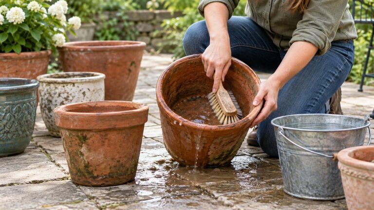 How to Clean Outdoor Planters Before Planting