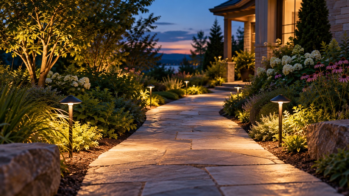 How to Light a Garden Path Safely
