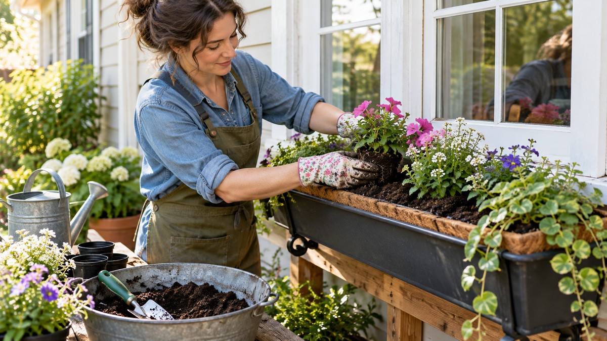 How to Plant a Window Box for Beginners