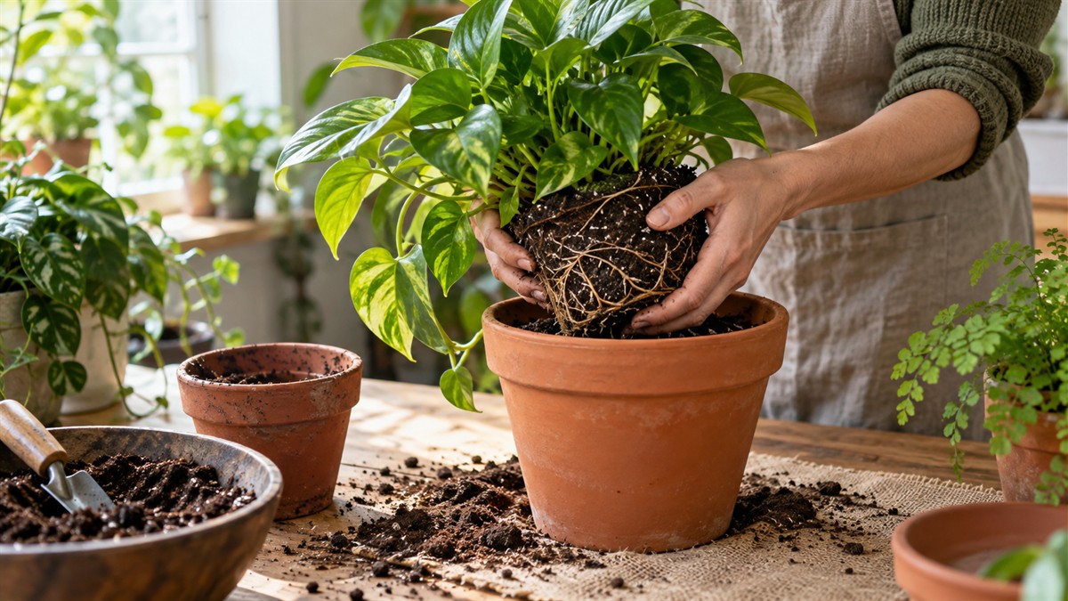 How to Repot a Houseplant Properly