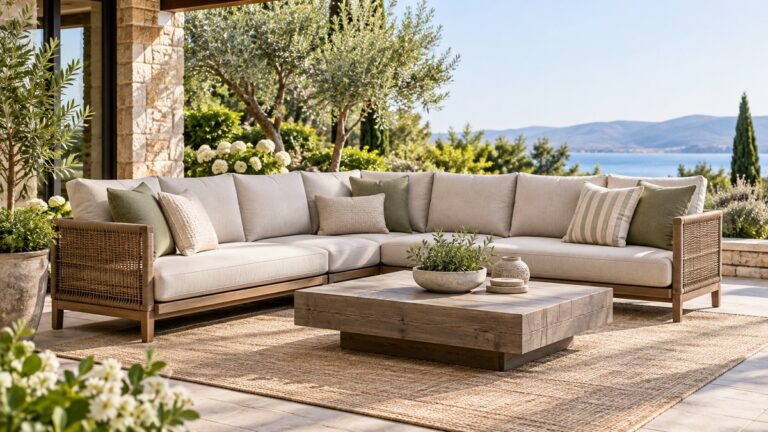 Outdoor sectional sofa