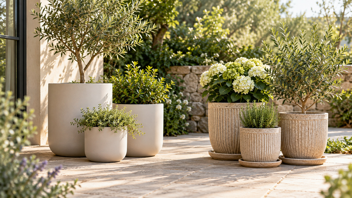 Side-by-side view of the Utopia Home and Fielda pots, planters & container accessories products on a neutral background, emphasizing visible differences in size and configuration.