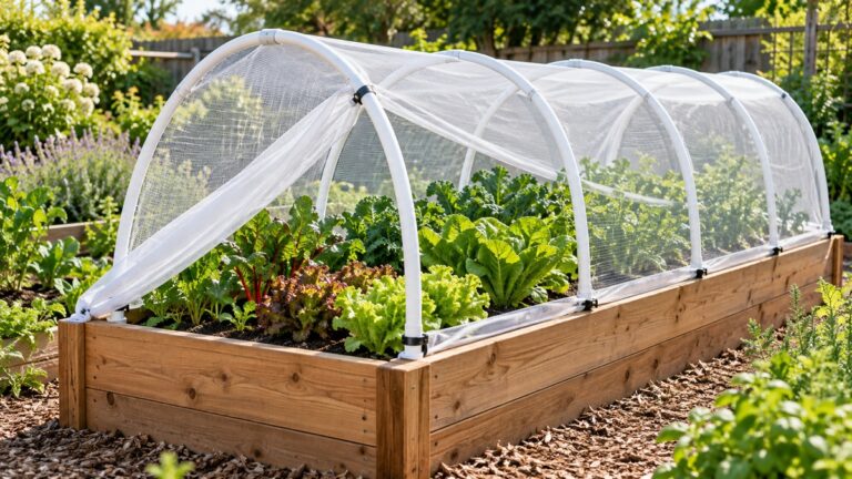 Pvc pipe for garden bed cover