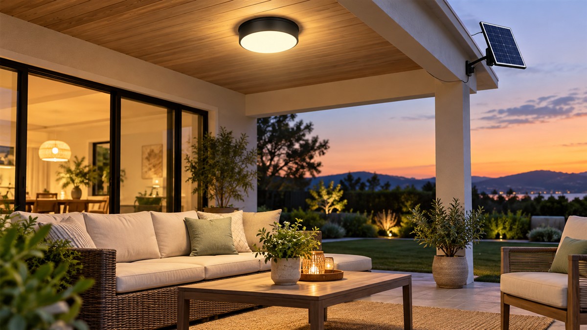 Uponun solar ceiling lights indoor outdoor review