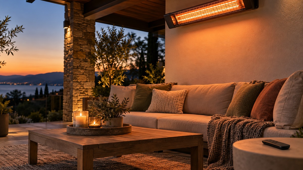 Best fire sense wall mounted infrared patio heater