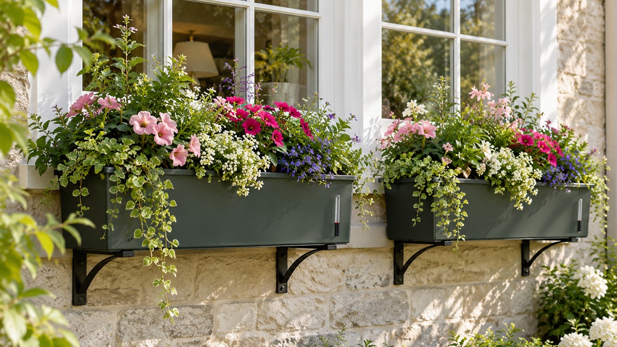 Self Watering Window Box Planter: Pack Count, Sill Size and Limits