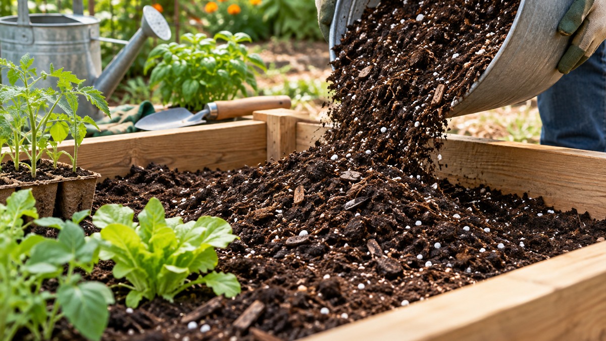 Best soil for raised planters