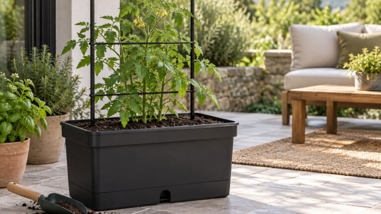 Best using raised bed soil in pots