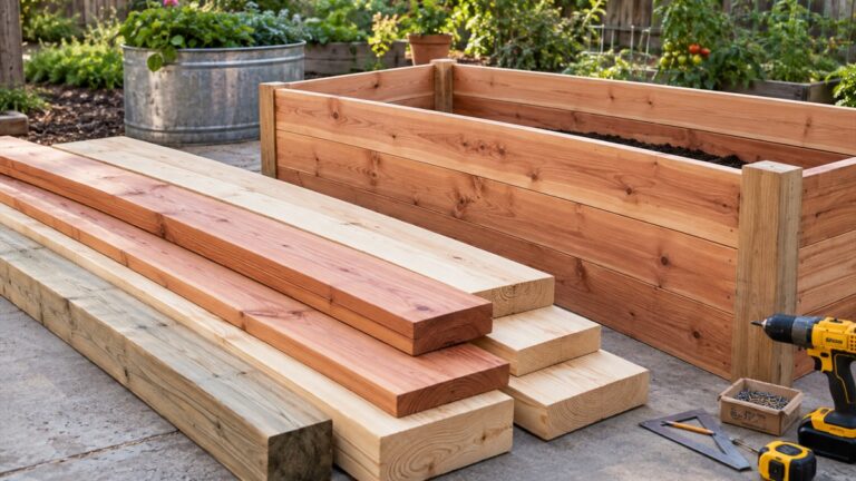 Best wood for raised bed planters