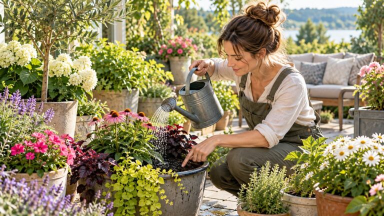 How Often to Water Containers in Summer