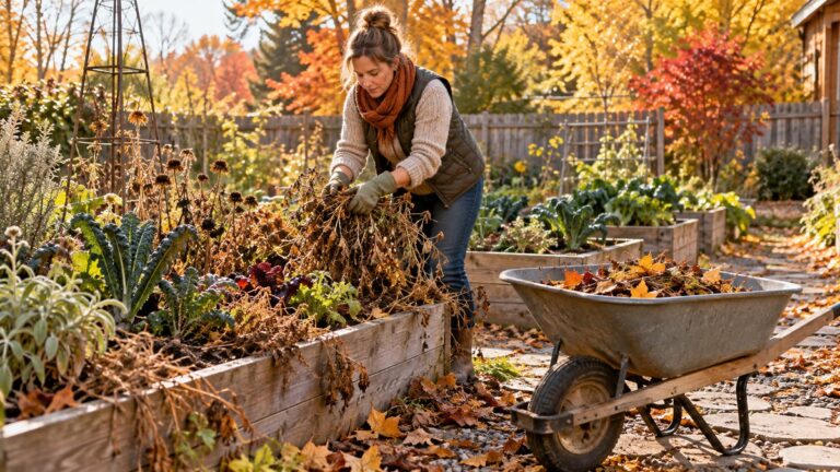 How to Clean Up Garden Beds in Fall