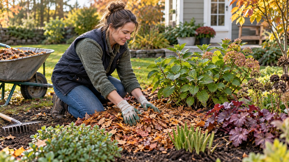 How to Use Leaf Mulch in the Garden