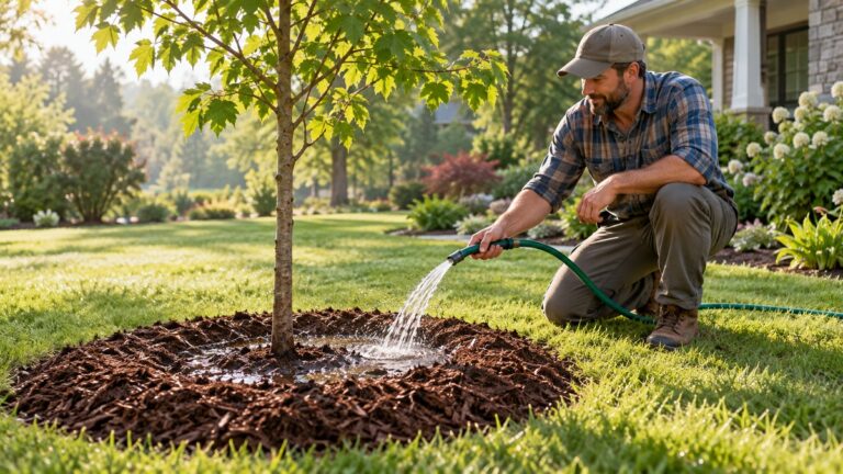 How to Water Newly Planted Trees