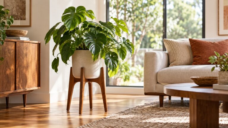 Mid century modern plant stand