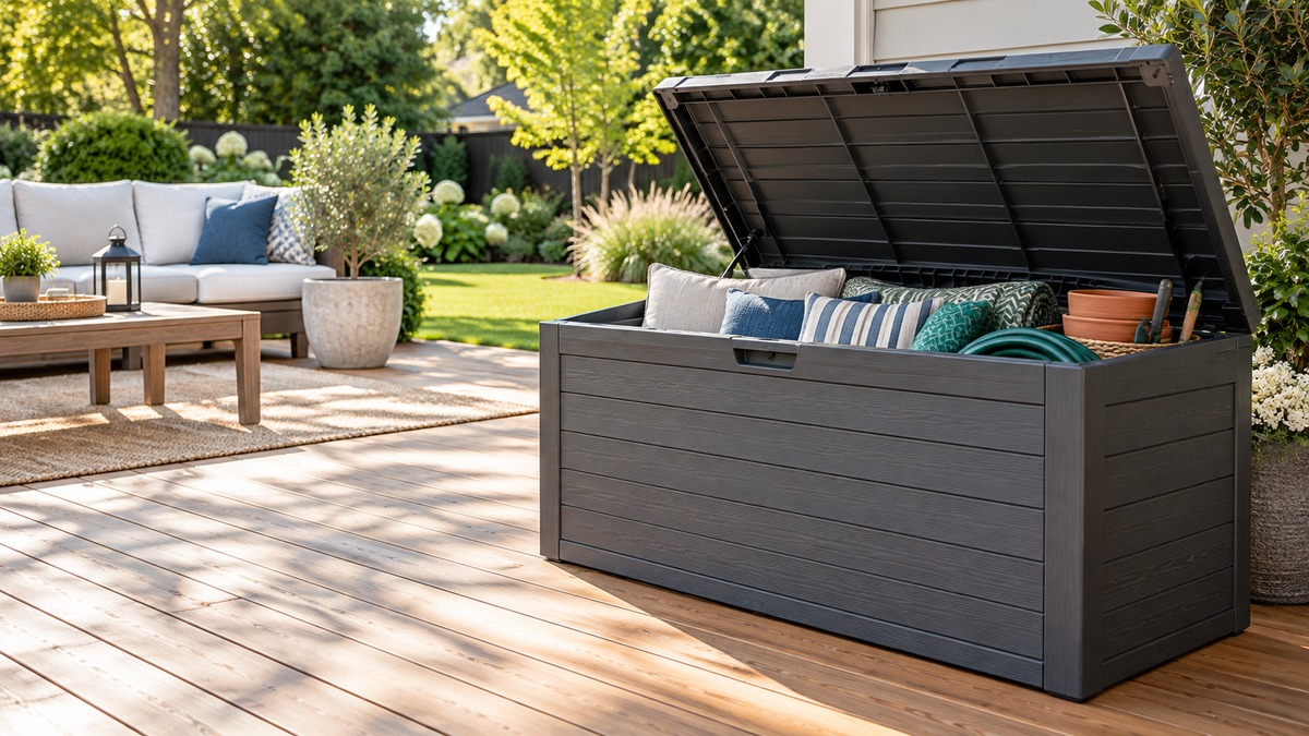 Outdoor Deck Box Buying Guide: Locks, Covers and Seating