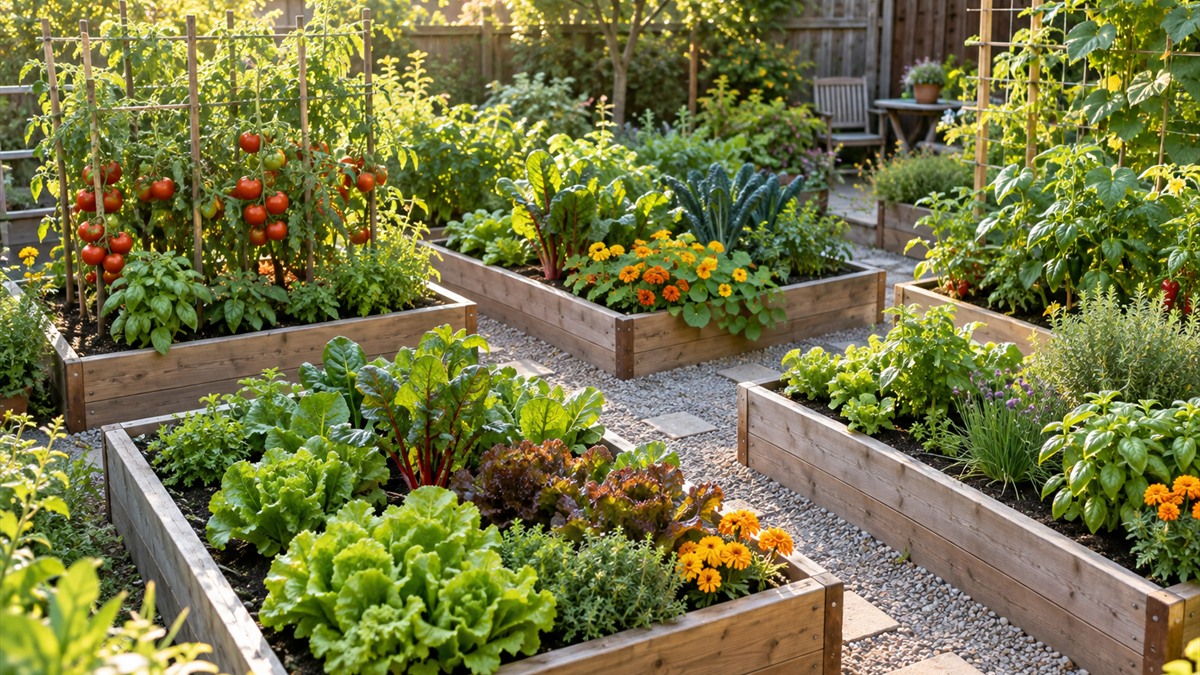 Best Small Raised Bed Vegetable Garden Layout